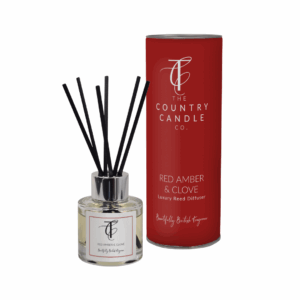 SEASONAL PASTELS-Red Amber & Clove 50ml Reed diffuser