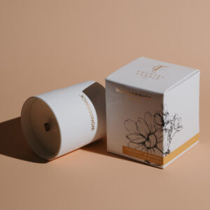 WONDERWICK-Blanc-Coconut & Mango Glass Candle