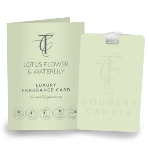 SCENTED EXPRESSIONS-Lotus Flower & Waterlily Luxury Fragrance Card