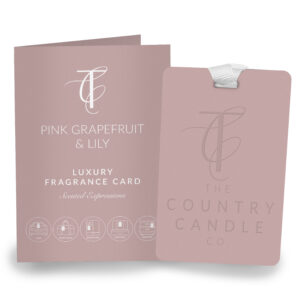 SCENTED EXPRESSIONS-Pink Grapefruit & Lily Luxury Fragrance Card