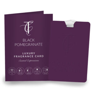 SCENTED EXPRESSIONS-Black Pomegranate Luxury Fragrance Card