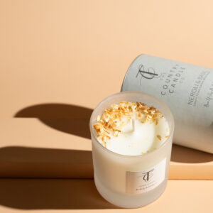 PASTELS-Neroli & Basil Glass Candle