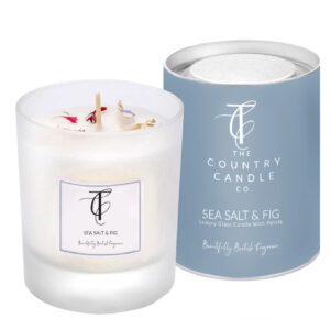PASTELS-Sea Salt & Fig 30cl Glass Candle
