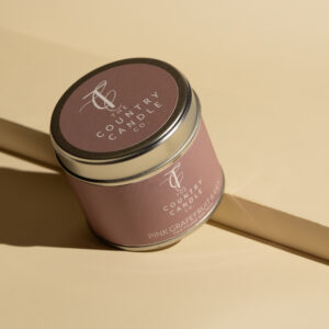 PASTELS-Pink Grapefruit & Lily Tin Candle