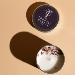 PASTELS-Pomegranate & Cashmere Tin Candle