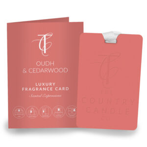 SCENTED EXPRESSIONS-Oudh & Cedarwood Luxury Fragrance Card