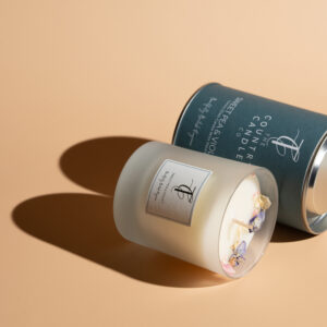 PASTELS-Sweet Pea & Violet Glass Candle