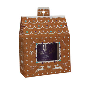 ENCHANTED WOODLAND-Figgy Pudding 9cl Votive Gingerbread House