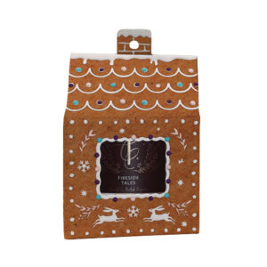 ENCHANTED WOODLAND-Fireside Tales 9cl Votive Gingerbread House