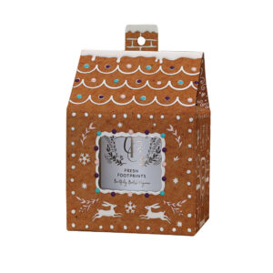 ENCHANTED WOODLAND-Fresh Footprints 9cl Votive Gingerbread House