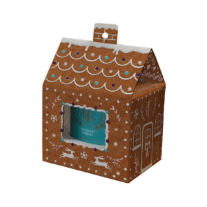 ENCHANTED WOODLAND-Glowing Embers 9cl Votive Gingerbread House