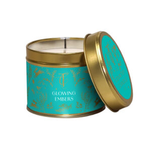 ENCHANTED WOODLAND-Glowing Embers Tin Candle