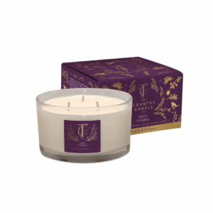 ENCHANTED WOODLAND-Figgy Pudding 3 Wick Candle