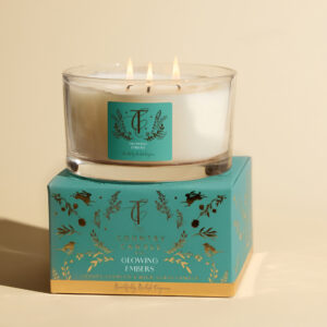 ENCHANTED WOODLAND-Glowing Embers 3 Wick Candle