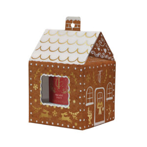 Enchanted Woodland-Fireside Tales 9cl Votive Gingerbread House