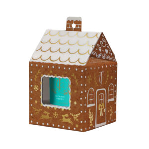Enchanted Woodland-Glowing Embers 9cl Votive Gingerbread House