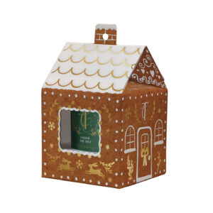 Enchanted Woodland-Under The Tree 9cl Votive Gingerbread House