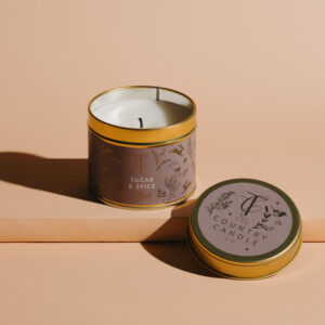 ENCHANTED WOODLAND-Sugar & Spice 180g Tin Candle