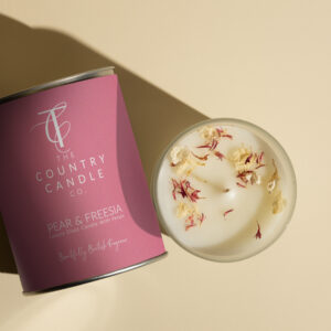 NEW PASTELS-Pear & Freesia 30cl Glass Candle