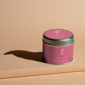 NEW PASTELS-Pear & Freesia Tin Candle