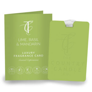 SCENTED EXPRESSIONS-Lime, Basil & Mandarin Luxury Fragrance Card