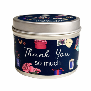 NEW EMMA LAWRENCE-SENTIMENTS-Thank you Mini Tin Candle