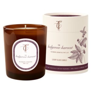 COAST & COUNTRY-The Hedgerow Harvest 230g Amber Glass Soy Wax Candle