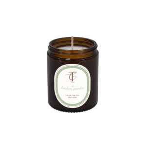 COAST & COUNTRY-The Kitchen Garden 150g Amber Glass Soy Wax Candle